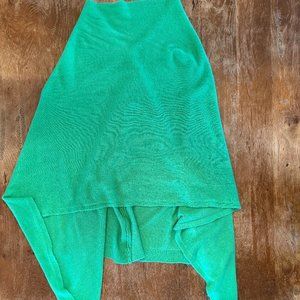 Emerald Green Soft Knit Poncho